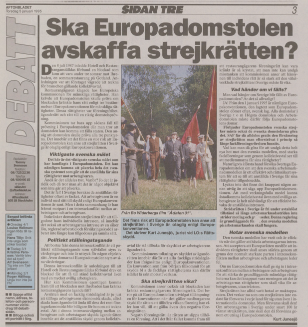 Pressklipp från Aftonbladet
