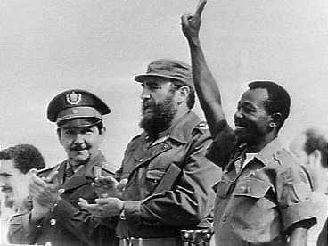 Raul Castro, Fidel Castro och Mengistu Haile Mariam