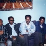 Dawit Isaak with colleagues, 1995.